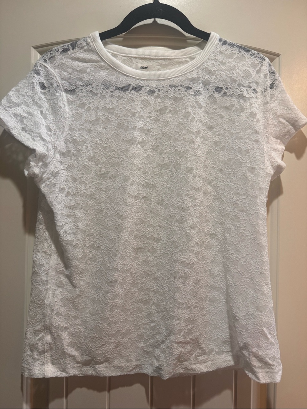 Aerie Essential Lace Layering T-Shirt